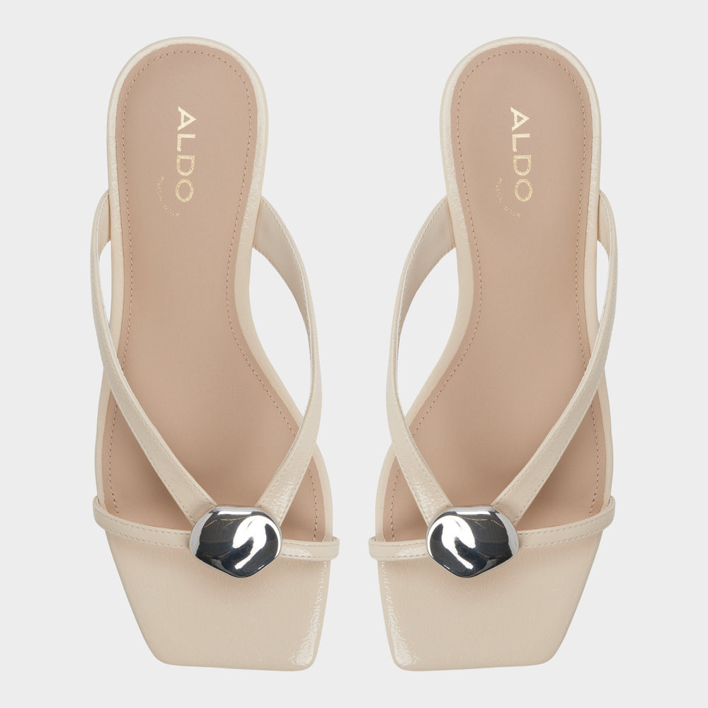 Iliria Beige Women's Flats - Slide sandal | Aldo sale