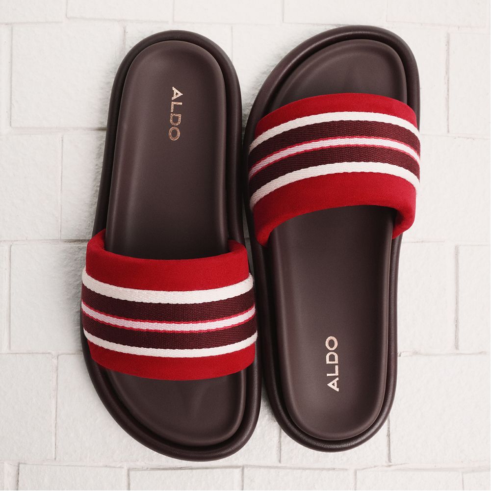Nydelagan in Open Red - , Footbed sandal | Aldo on sale