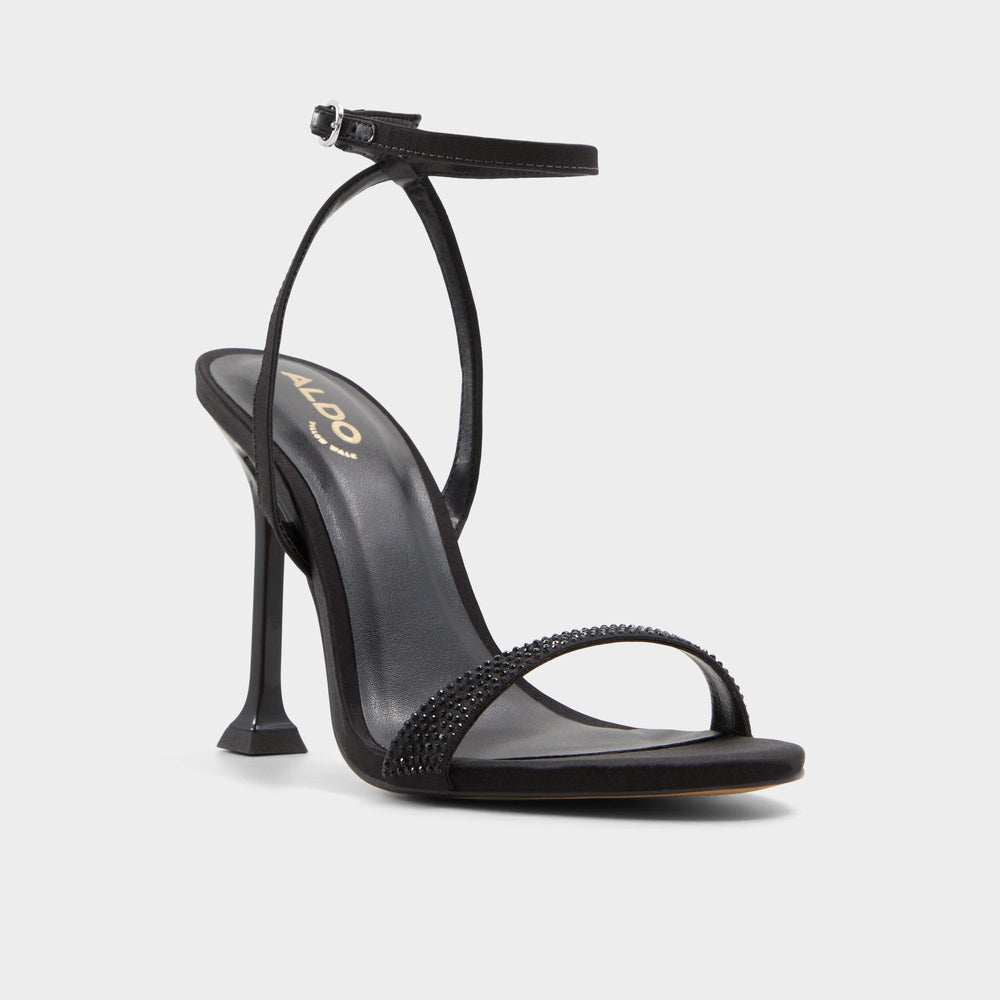 Lydala Black Women's Heeled sandals - Strappy heeled sandal | Aldo online
