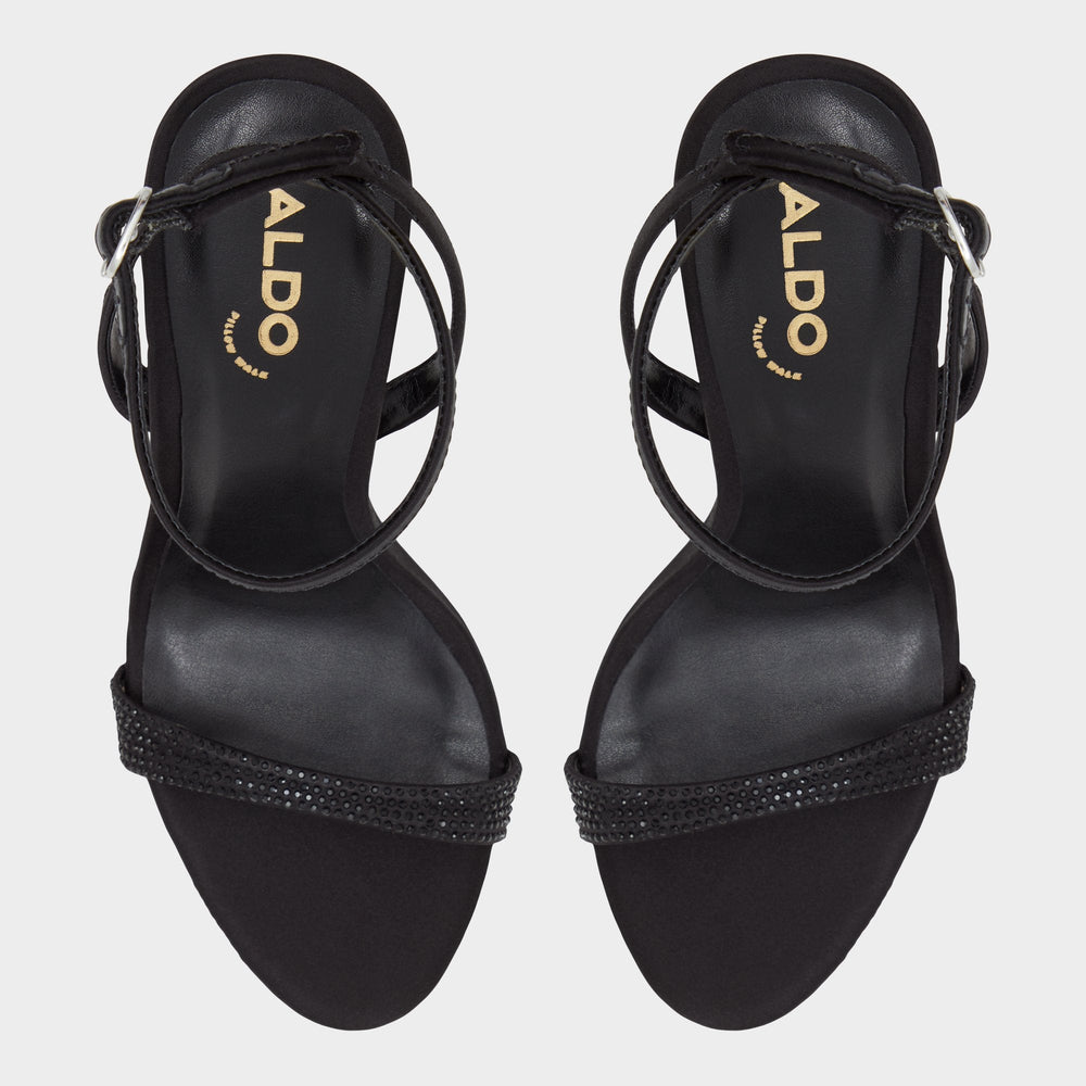Lydala Black Women's Heeled sandals - Strappy heeled sandal | Aldo online