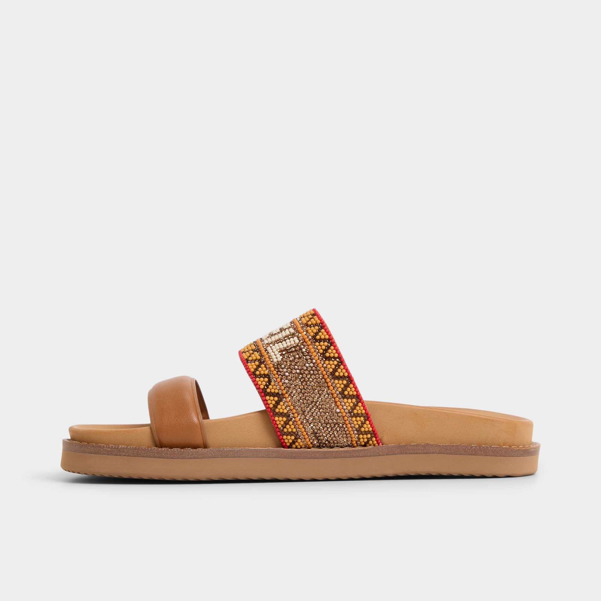 Beachvacay Brown Multi Women's Footbed sandals -  | Aldo sale