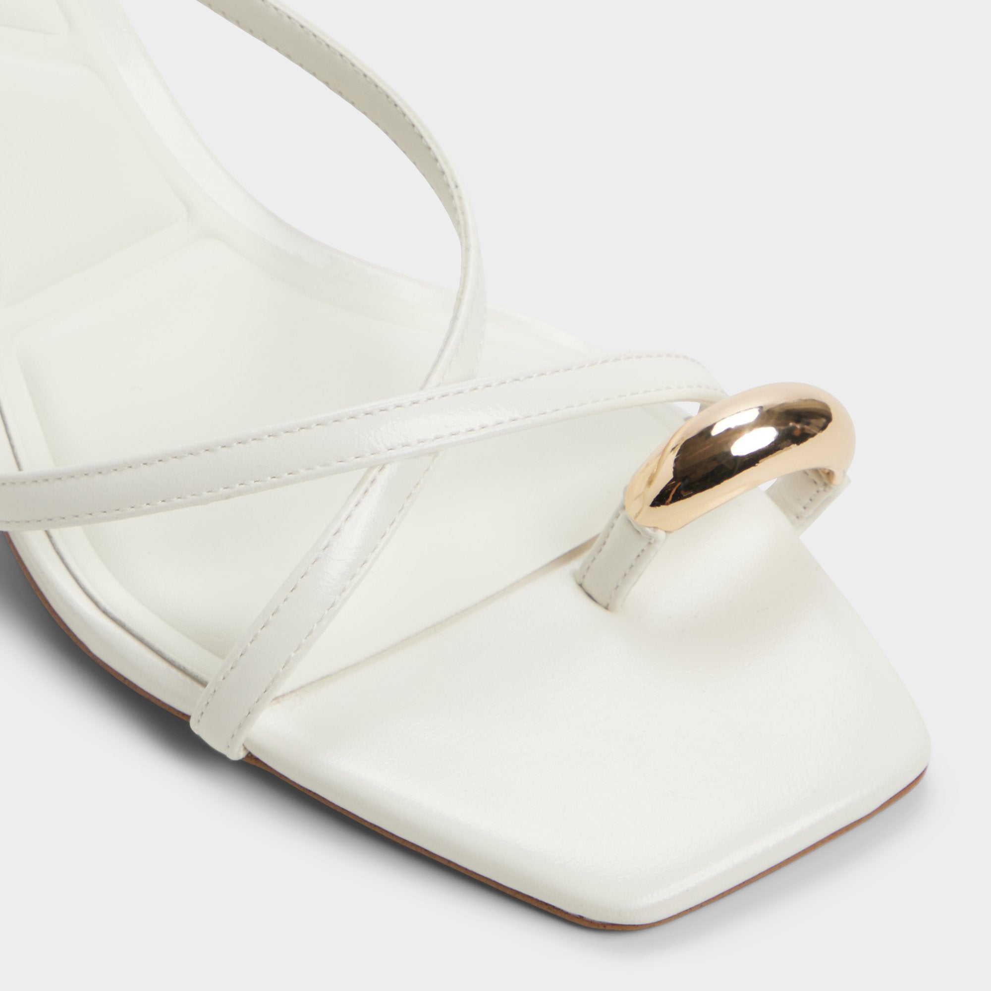 Elodiah White/Bone Women's Travel essentials - Strappy heeled sandal, Stiletto heel | Aldo on sale