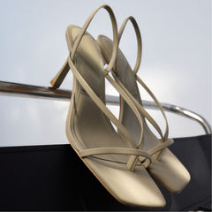 Riva Other Green Women's Strappy sandals - Sling back heeled sandal, Stiletto heel | Aldo online
