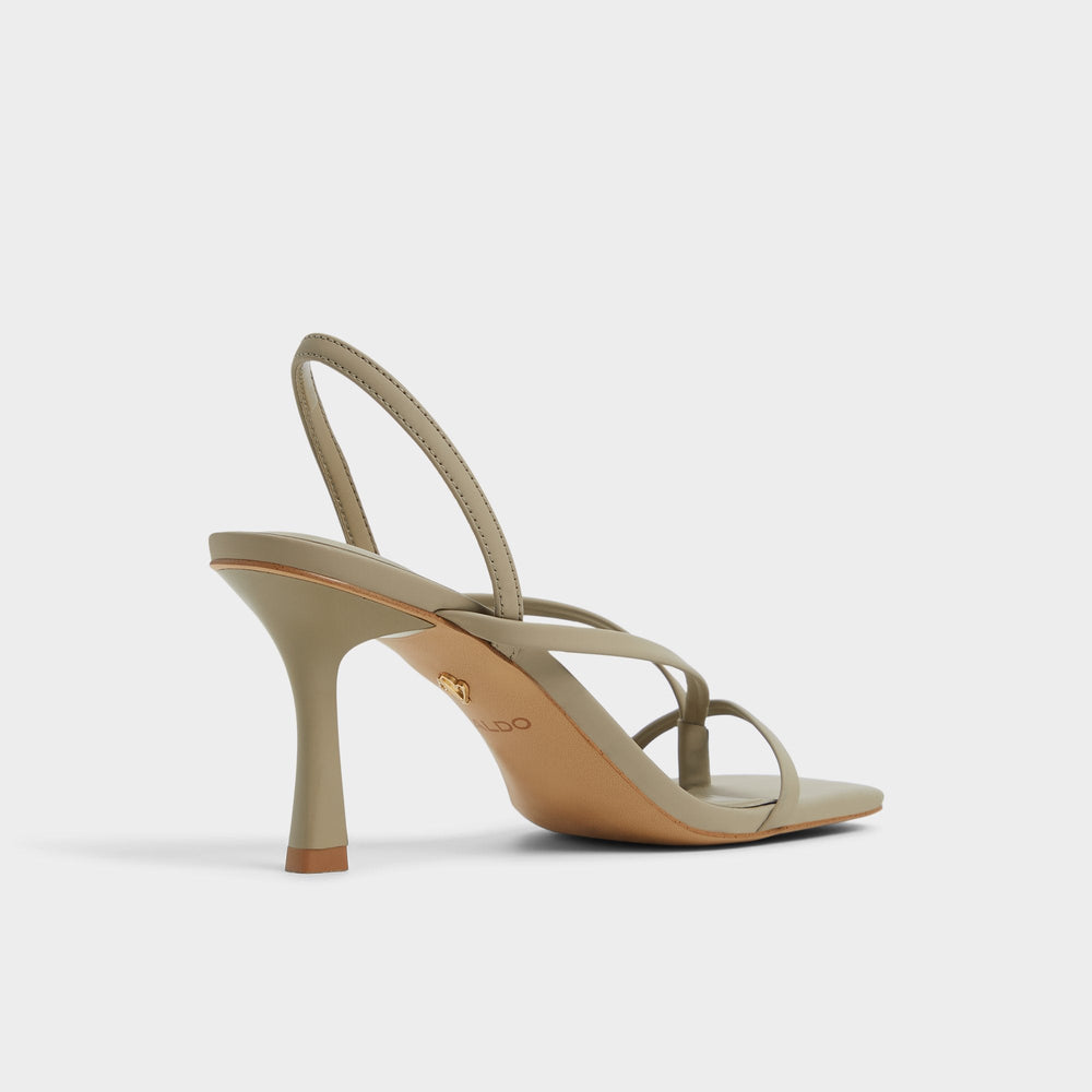 Riva Other Green Women's Strappy sandals - Sling back heeled sandal, Stiletto heel | Aldo online