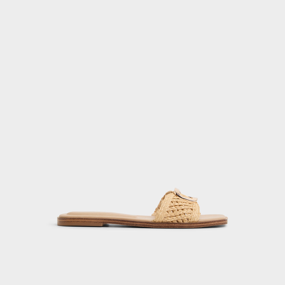 Tidella Natural Women's Flats - Slide sandal | Aldo outlet