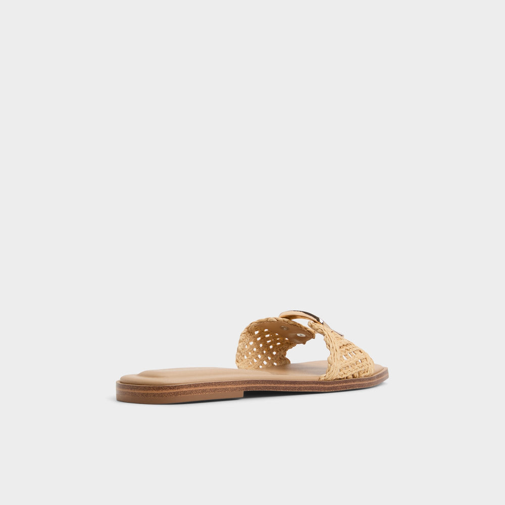 Tidella Natural Women's Flats - Slide sandal | Aldo outlet