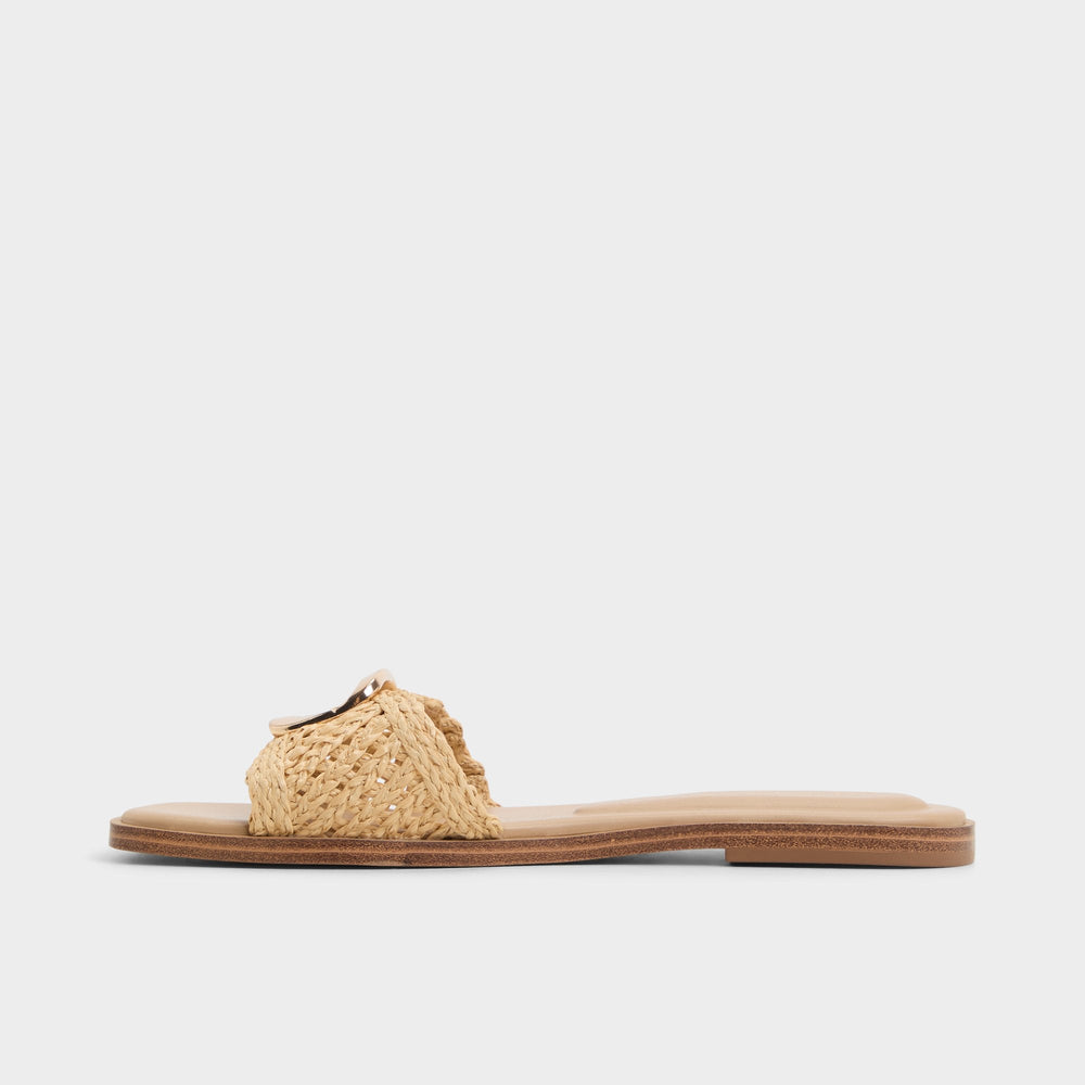 Tidella Natural Women's Flats - Slide sandal | Aldo outlet