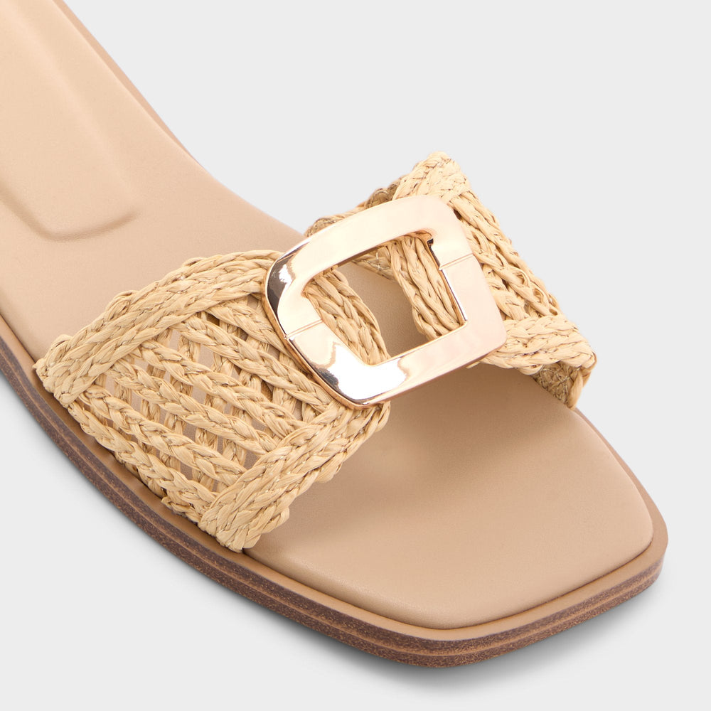 Tidella Natural Women's Flats - Slide sandal | Aldo outlet