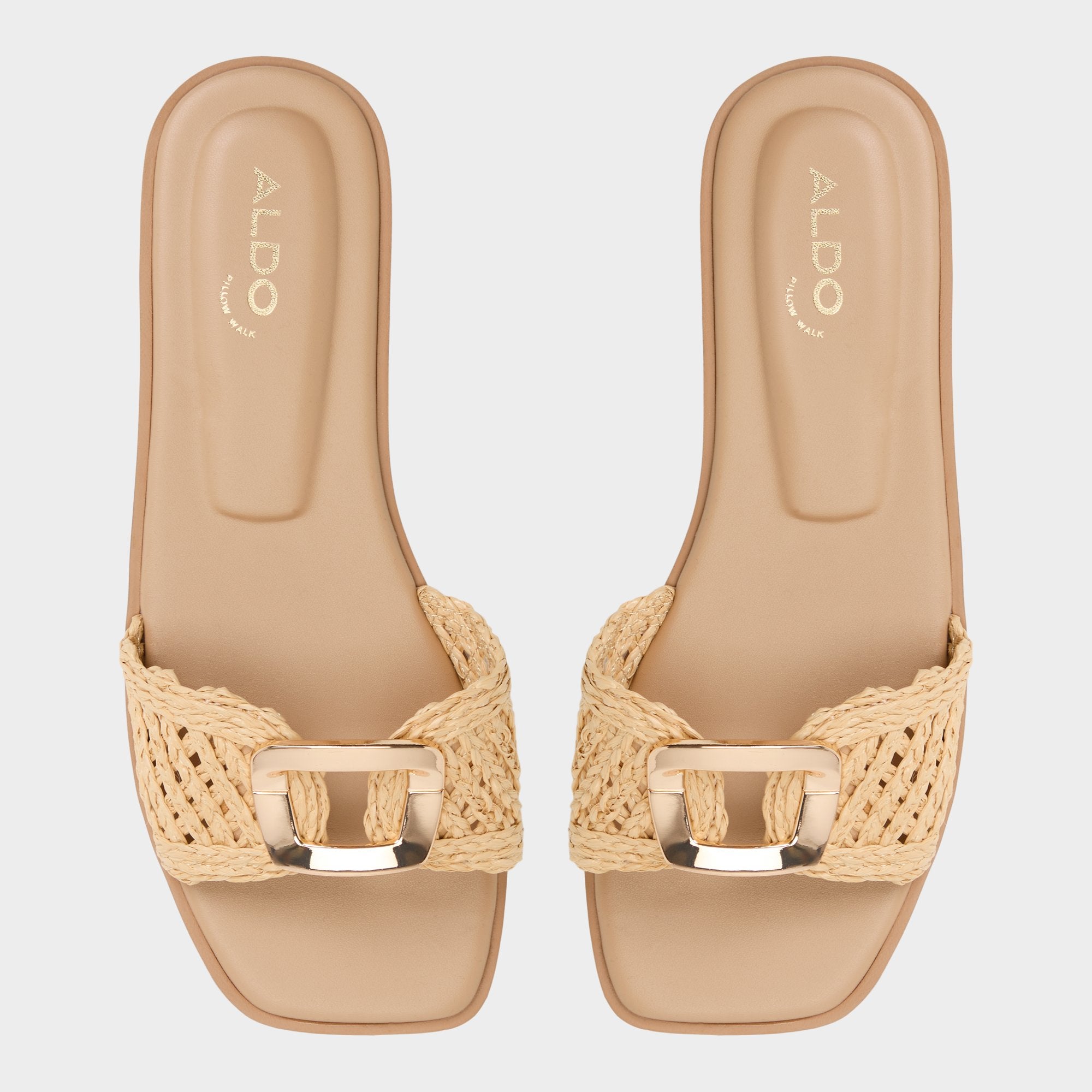 Tidella Natural Women's Flats - Slide sandal | Aldo outlet