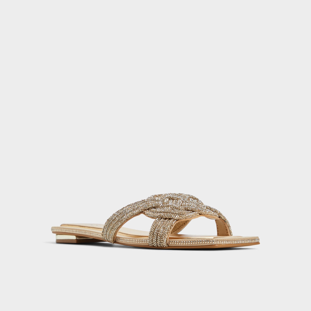 Karlina in Gold - Slide sandal | Aldo discount
