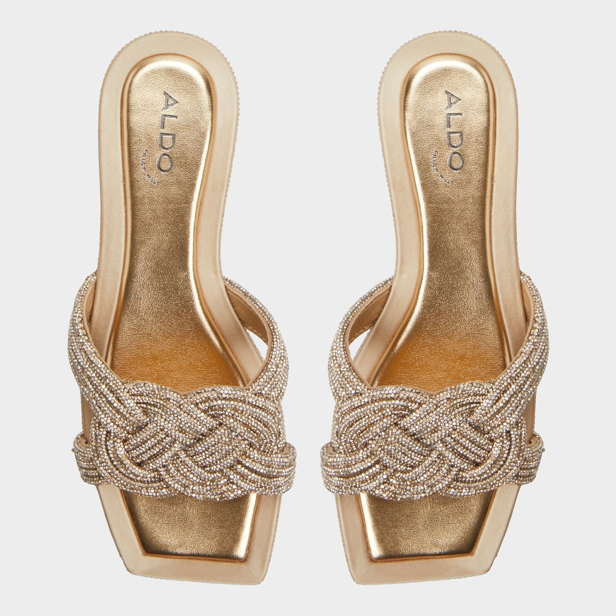 Karlina in Gold - Slide sandal | Aldo discount