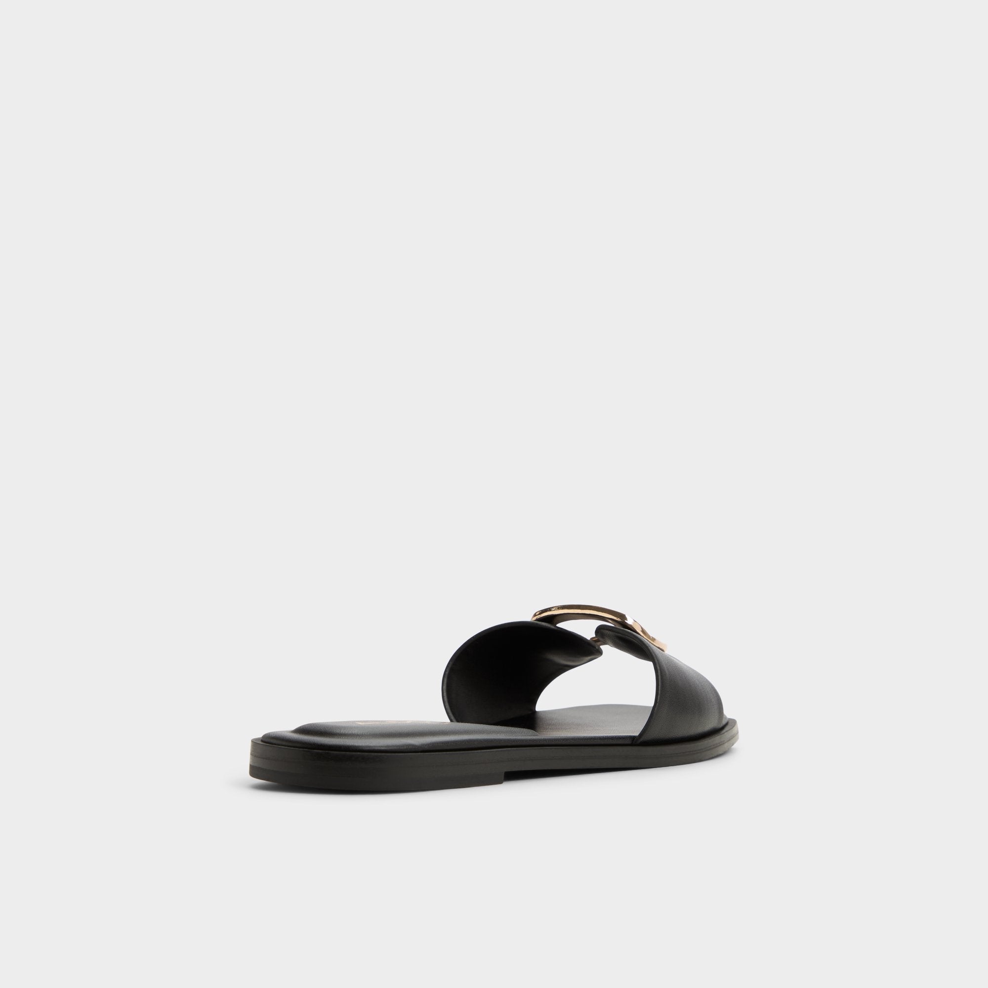 Tidella Black Women's Flats - Slide sandal | Aldo outlet