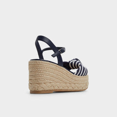 Annamarie Navy Women's Platform sandals - Wedge sandal | Aldo on sale