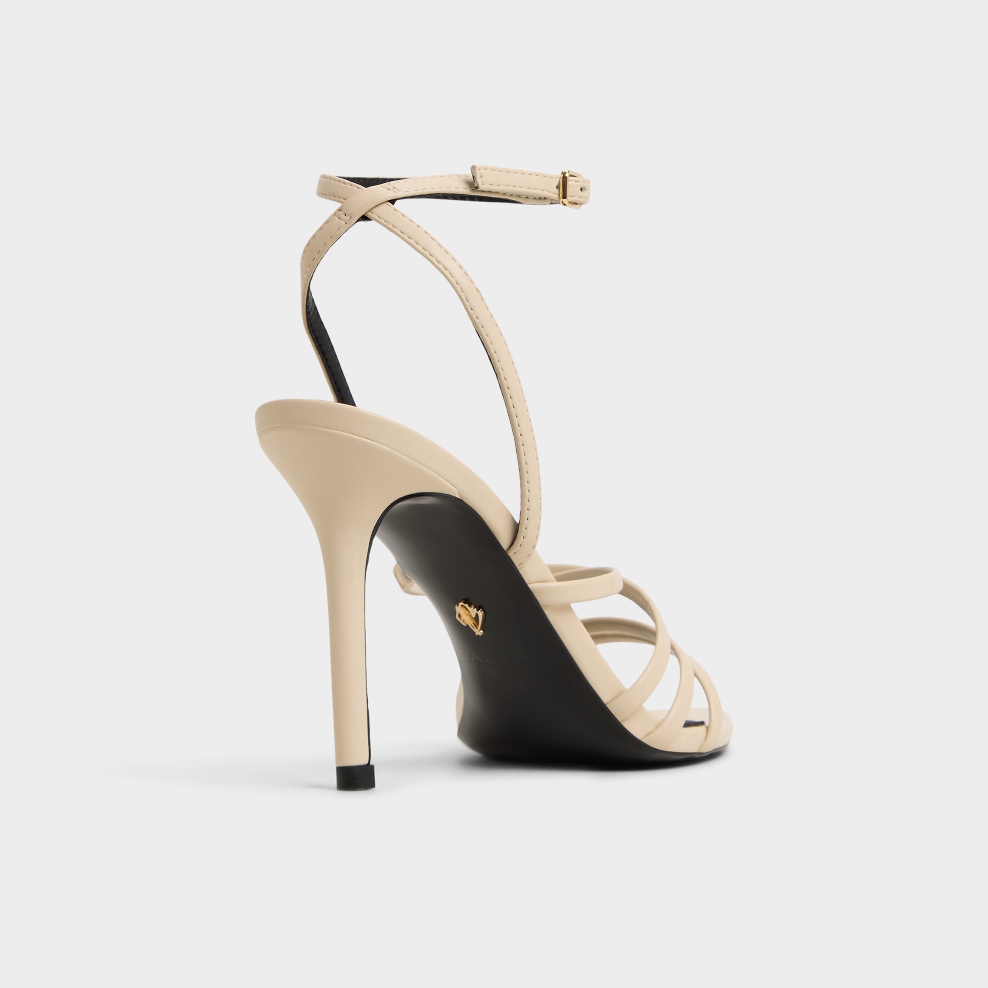 Solania Light Beige Women's Strappy sandals - Heeled sandal, Stiletto heel | Aldo for sale