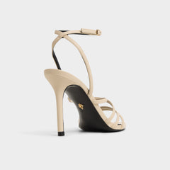 Solania Light Beige Women's Strappy sandals - Heeled sandal, Stiletto heel | Aldo for sale