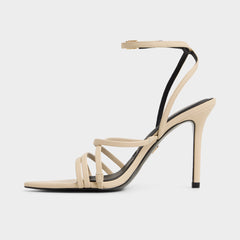 Solania Light Beige Women's Strappy sandals - Heeled sandal, Stiletto heel | Aldo for sale