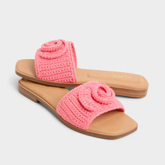 Sabbia Medium Pink Women's Flats - Slide sandal | Aldo sale