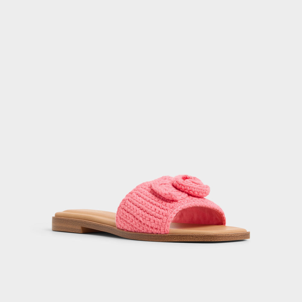 Sabbia Medium Pink Women's Flats - Slide sandal | Aldo sale