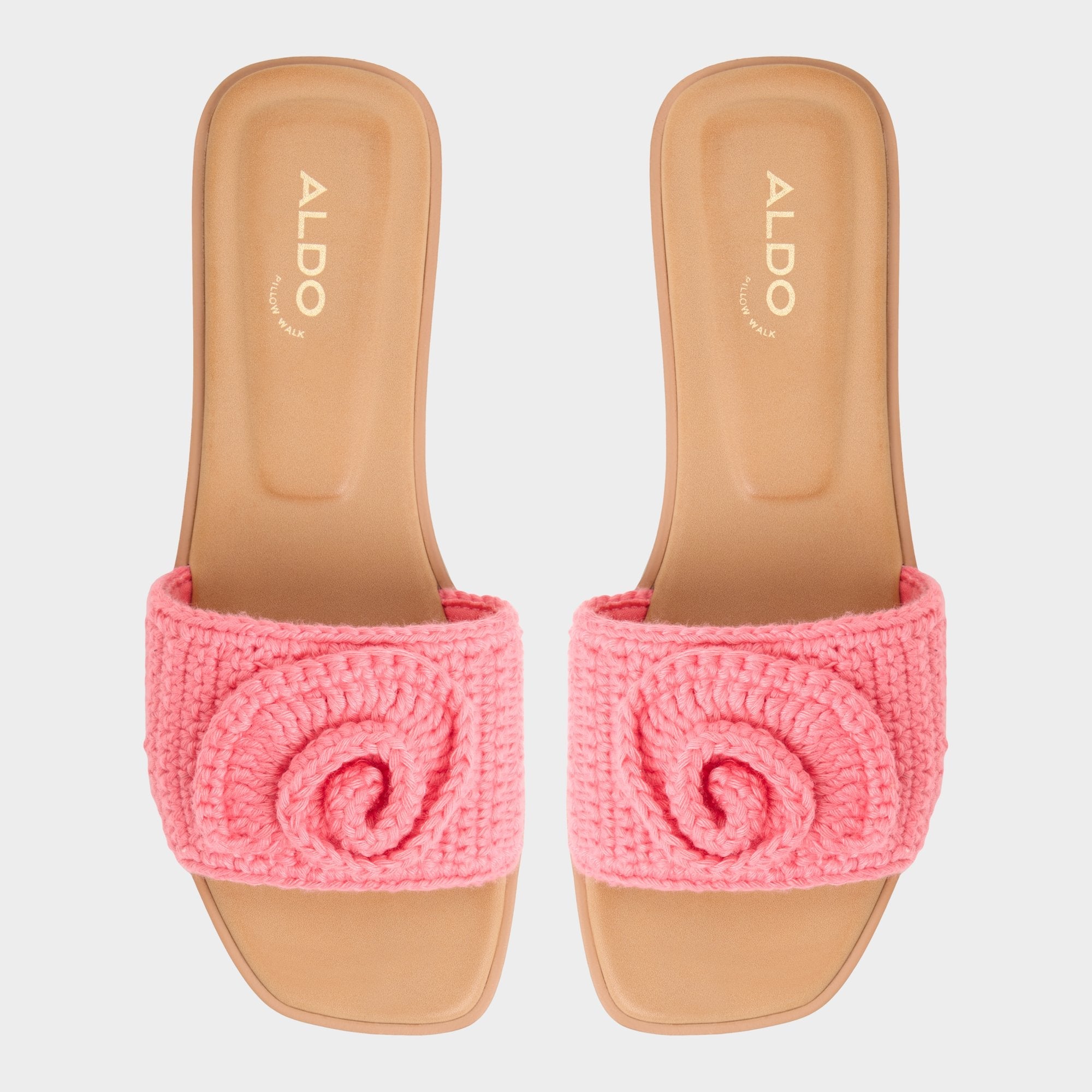 Sabbia Medium Pink Women's Flats - Slide sandal | Aldo sale