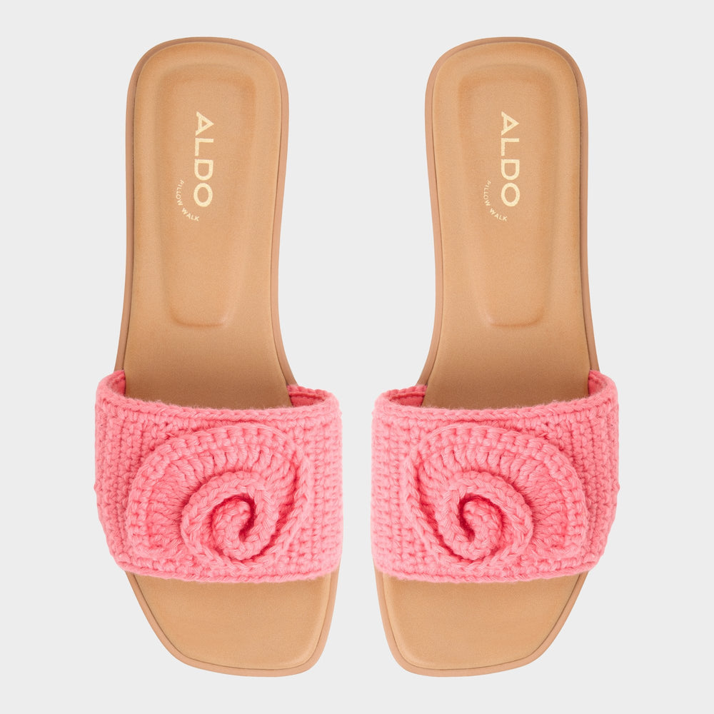 Sabbia Medium Pink Women's Flats - Slide sandal | Aldo sale