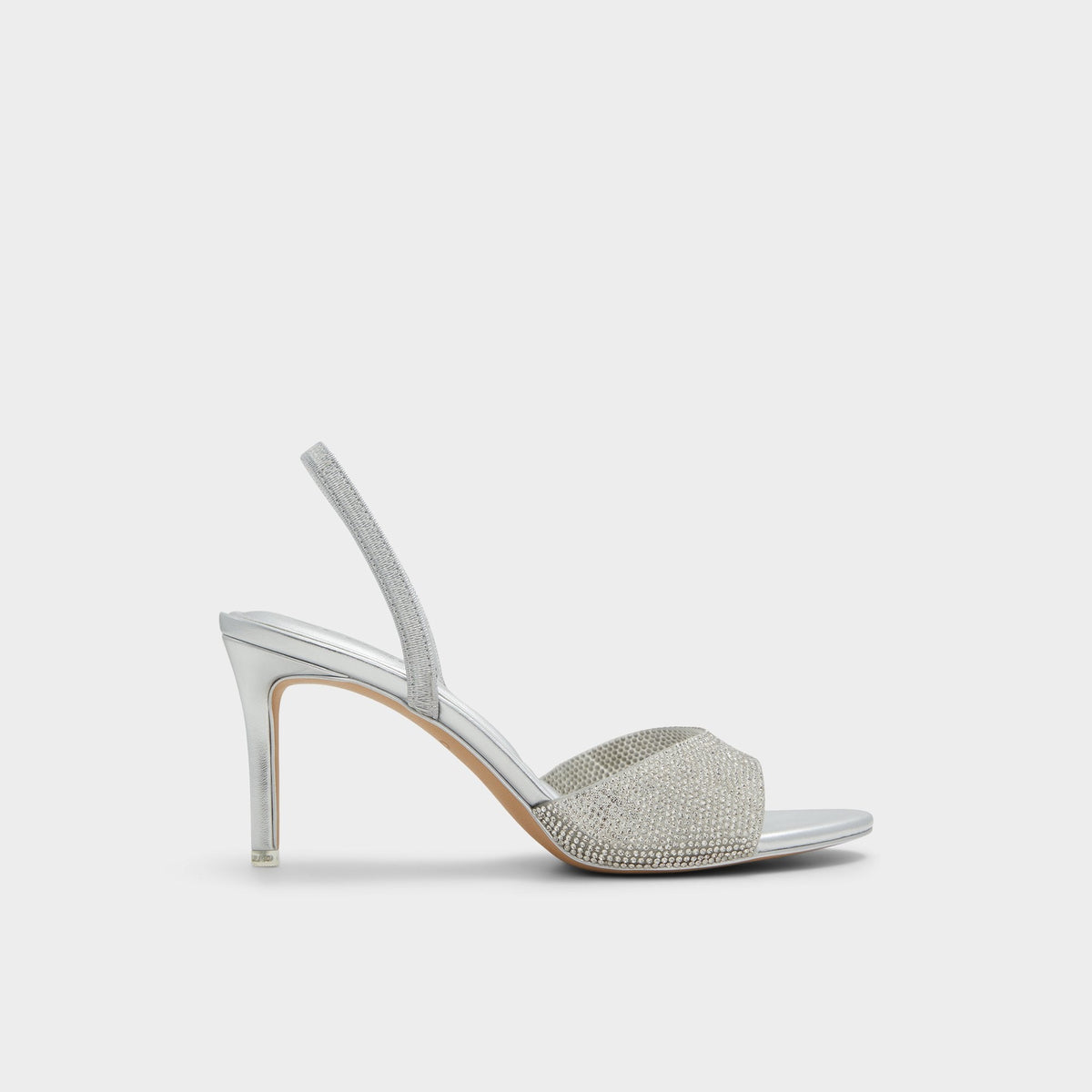 Aitana in Silver - Strappy heeled sandal, Stiletto heel | Aldo on sale