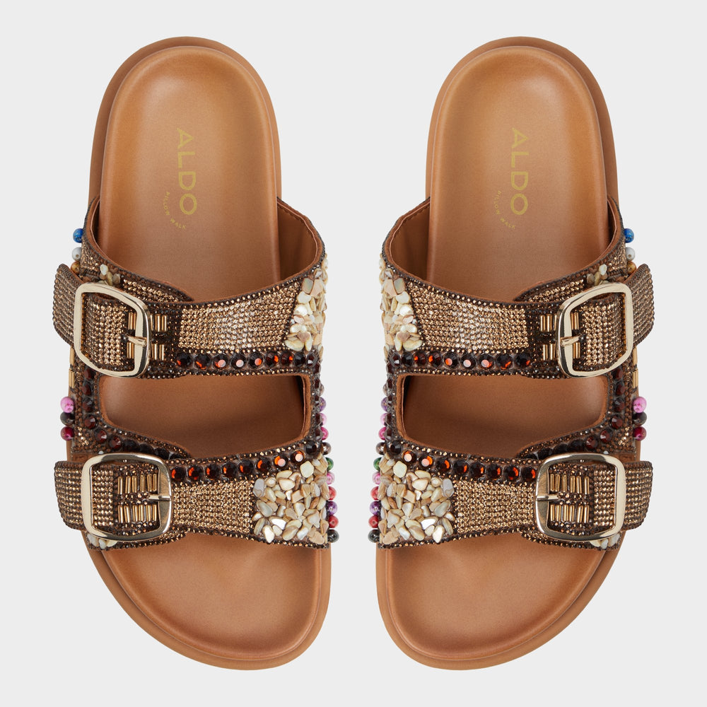Bohochic Open Brown Women's Footbed sandals - Footbed sandal | Aldo for sale