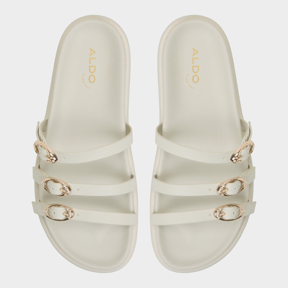 Zephyra White Women's Footbed sandals - Footbed sandal, Footbed sandal | Aldo online