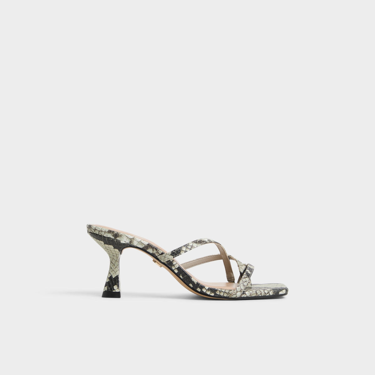 Calypsa White/Black Women's Animal Prints - Strappy heeled sandal | Aldo discount