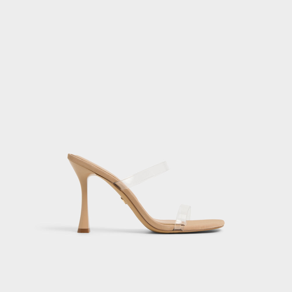 Evalina Medium Beige Women's Heeled sandals - Strappy heeled sandal, Stiletto heel | Aldo outlet