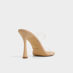 Evalina Medium Beige Women's Heeled sandals - Strappy heeled sandal, Stiletto heel | Aldo outlet