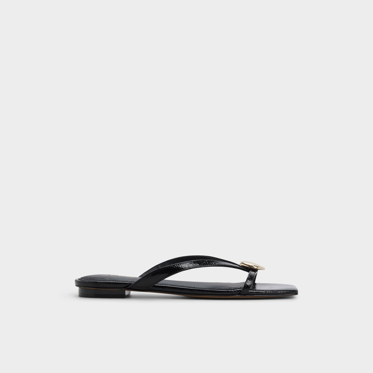 Iliria Black Women's Flats - Slide sandal | Aldo on sale
