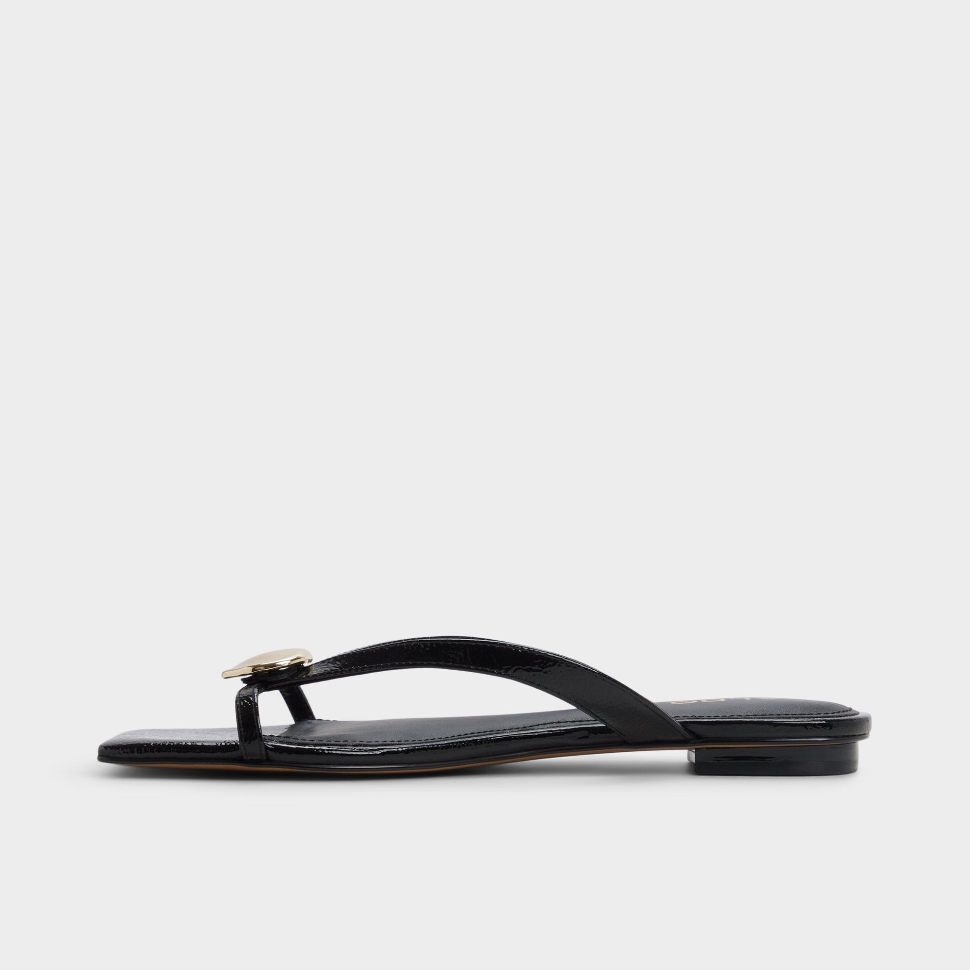 Iliria Black Women's Flats - Slide sandal | Aldo on sale