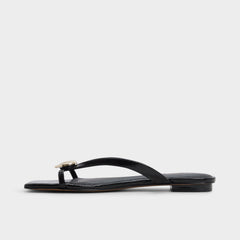 Iliria Black Women's Flats - Slide sandal | Aldo on sale