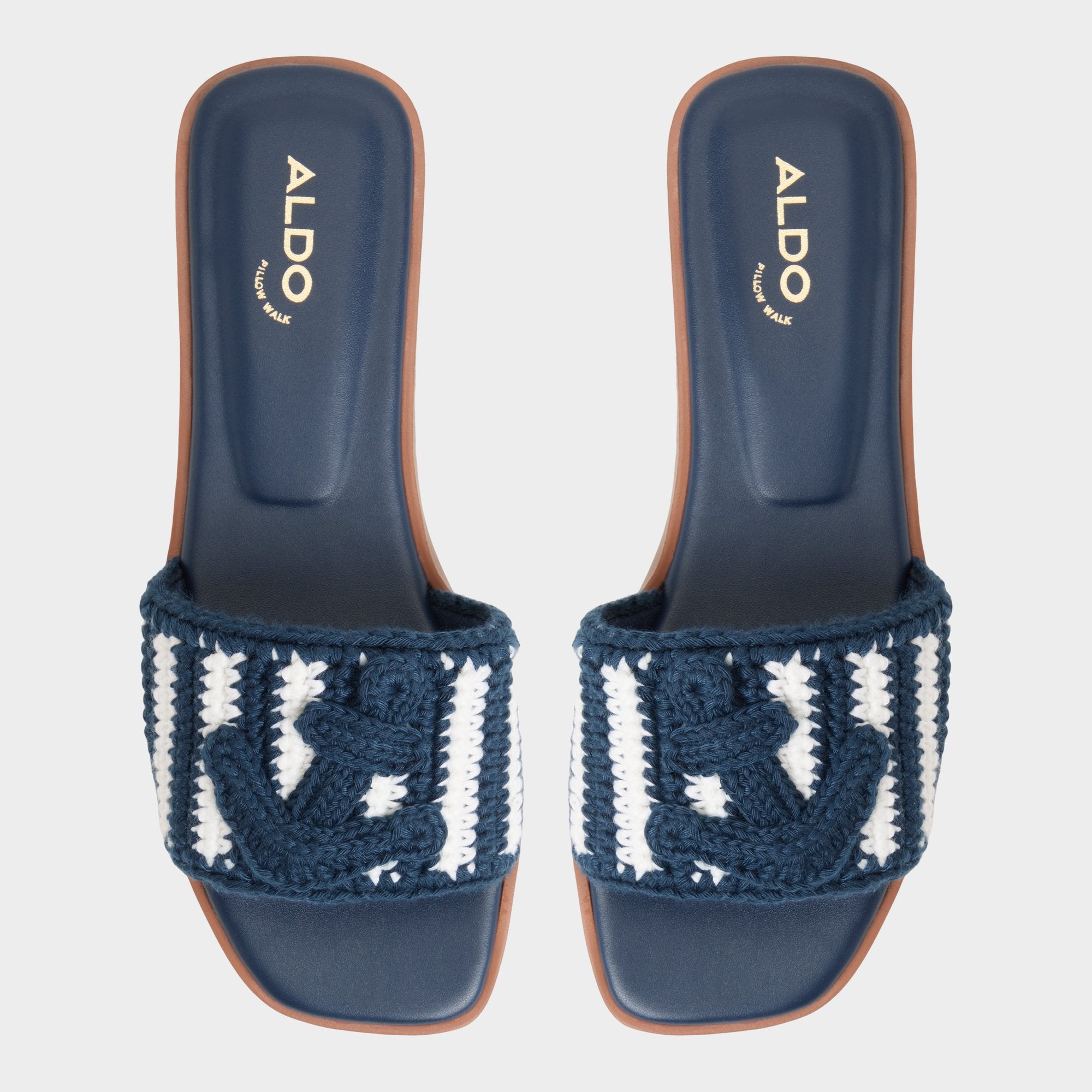 Sabbia Blue Combo Women's Flats - Slide sandal | Aldo for sale
