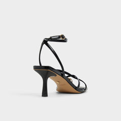 Elodiah Black Women's Travel essentials - Strappy heeled sandal, Stiletto heel | Aldo sale