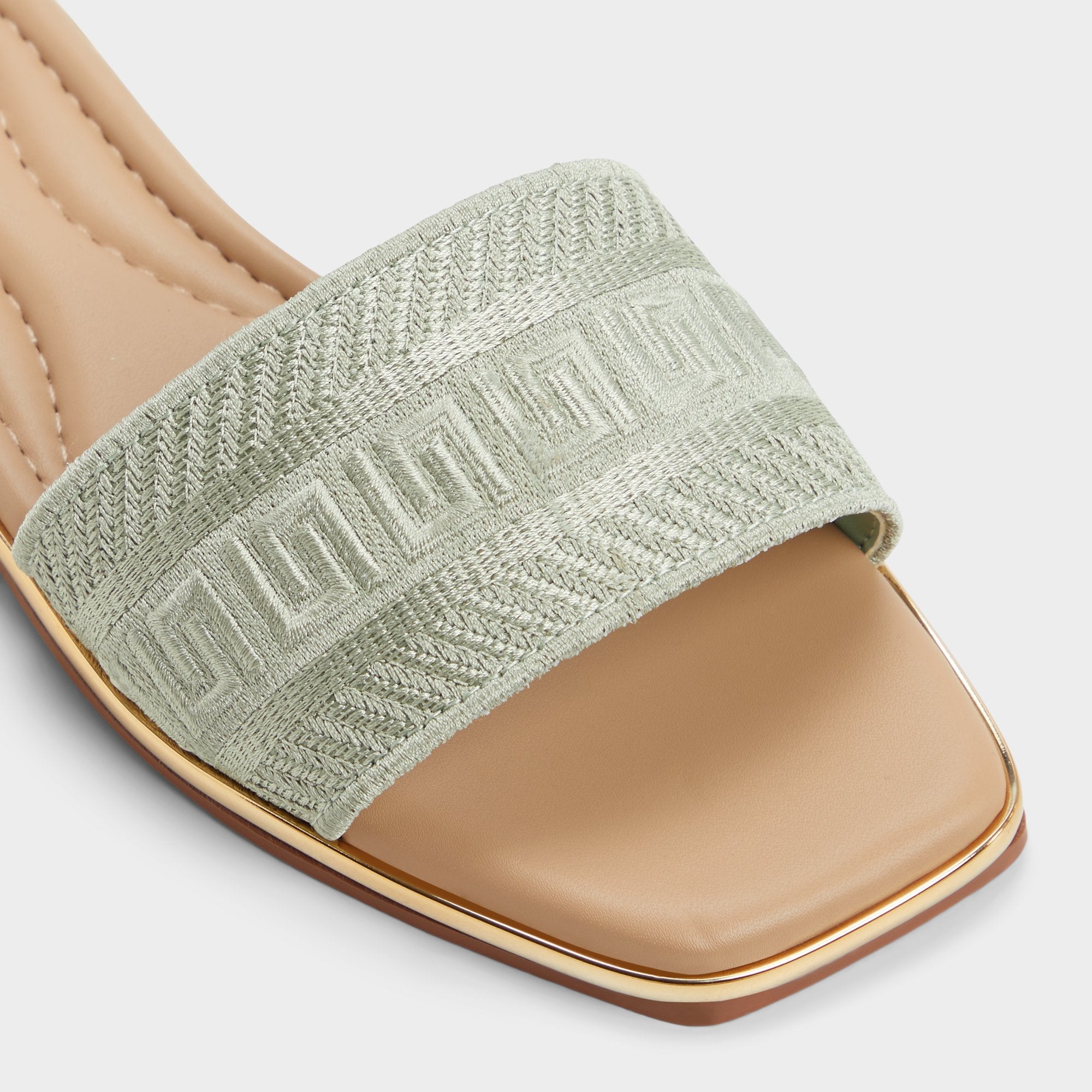 Oceania Other Green Women's Flats - Slide sandal | Aldo online
