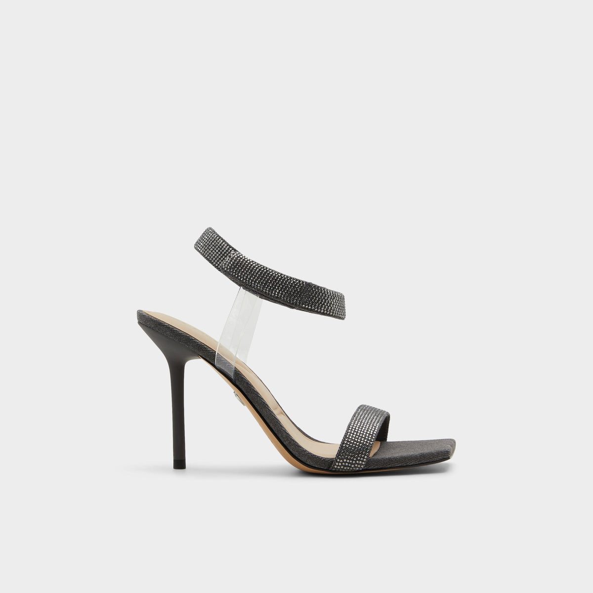 Rosy Dark Grey Women's Strappy sandals - Strappy heeled sandal | Aldo sale
