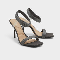 Rosy Dark Grey Women's Strappy sandals - Strappy heeled sandal | Aldo sale