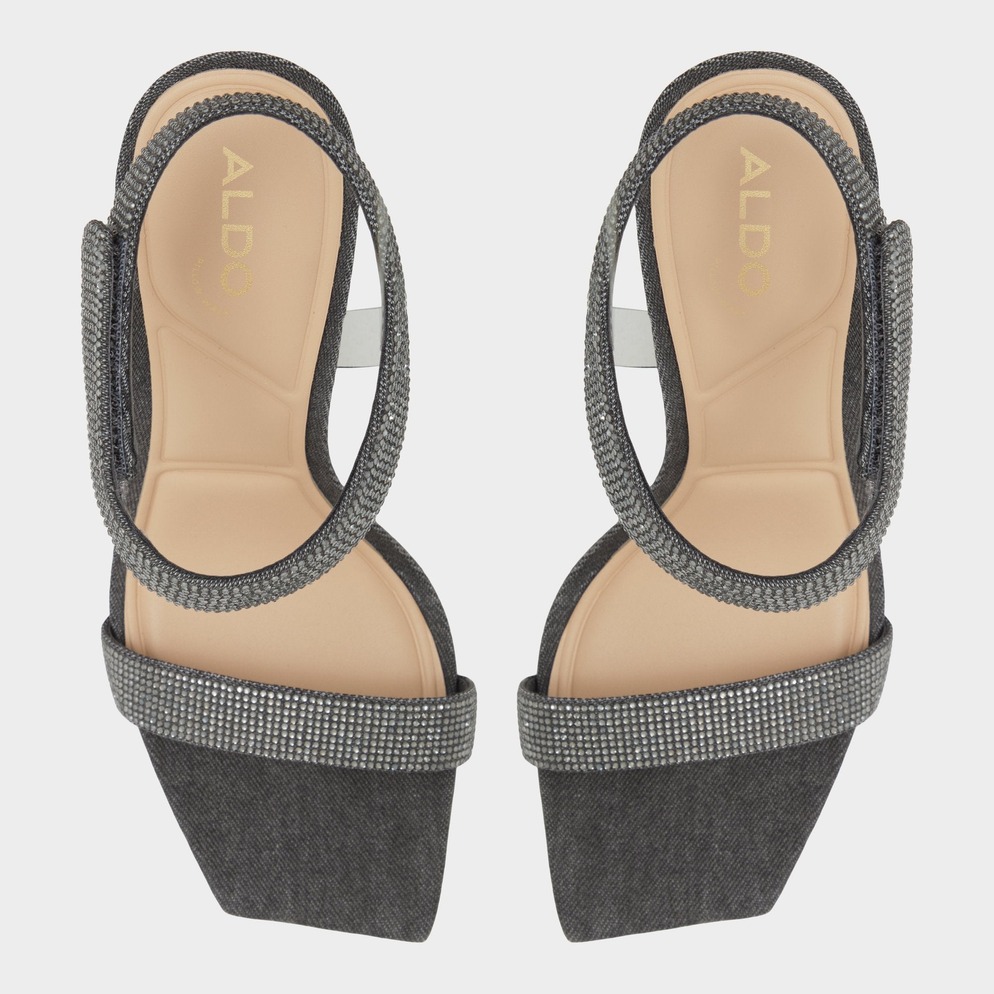 Rosy Dark Grey Women's Strappy sandals - Strappy heeled sandal | Aldo sale