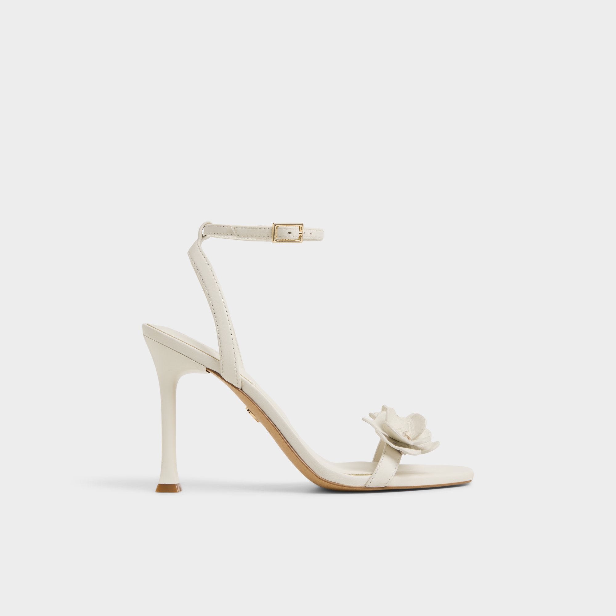 Daisylily White/Bone Women's Heeled sandals - Strappy heeled sandal, Stiletto heel | Aldo on sale
