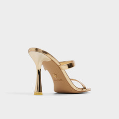 Evalyn in Gold - Strappy heeled sandal, Stiletto heel | Aldo for sale