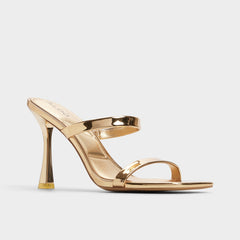 Evalyn in Gold - Strappy heeled sandal, Stiletto heel | Aldo for sale