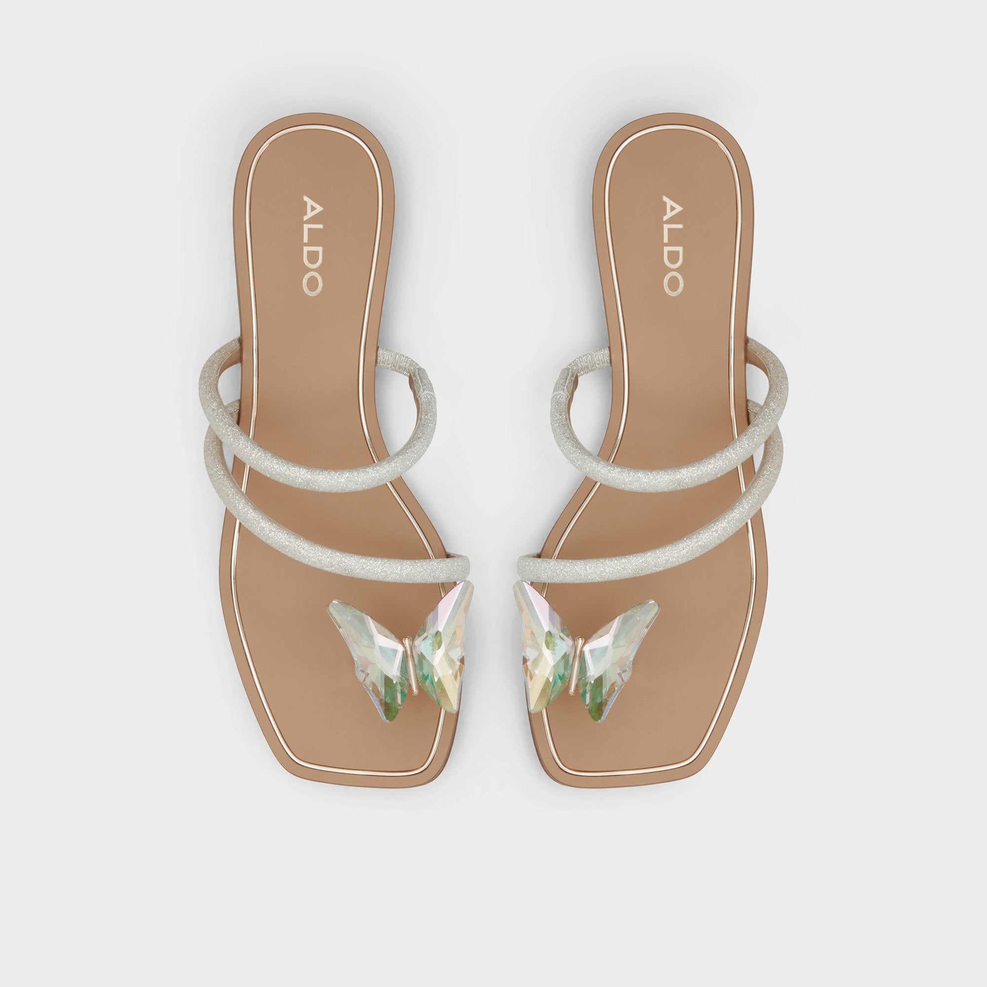 Garberia Silver Women's Flats - Flip flop | Aldo discount