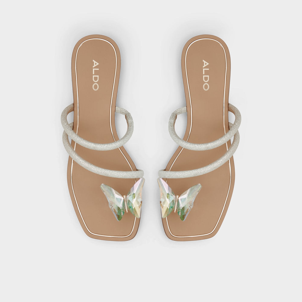Garberia Silver Women's Flats - Flip flop | Aldo discount