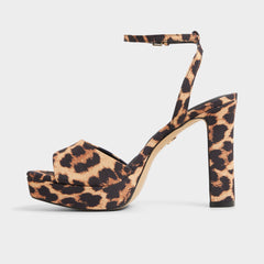 Chicgleam Brown Multi Women's Strappy sandals - Strappy heeled sandal, Platform | Aldo sale