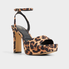 Chicgleam Brown Multi Women's Strappy sandals - Strappy heeled sandal, Platform | Aldo sale