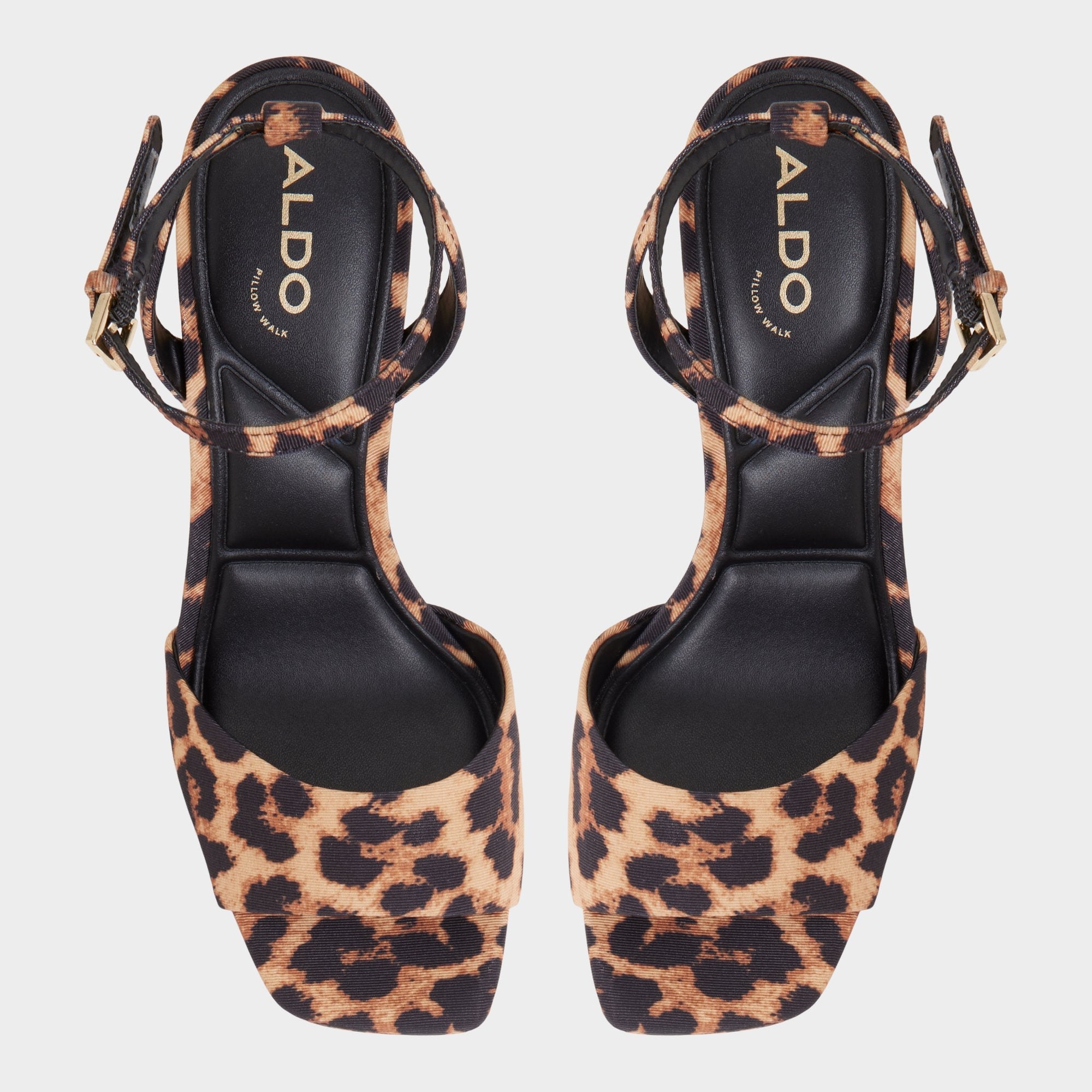 Chicgleam Brown Multi Women's Strappy sandals - Strappy heeled sandal, Platform | Aldo sale