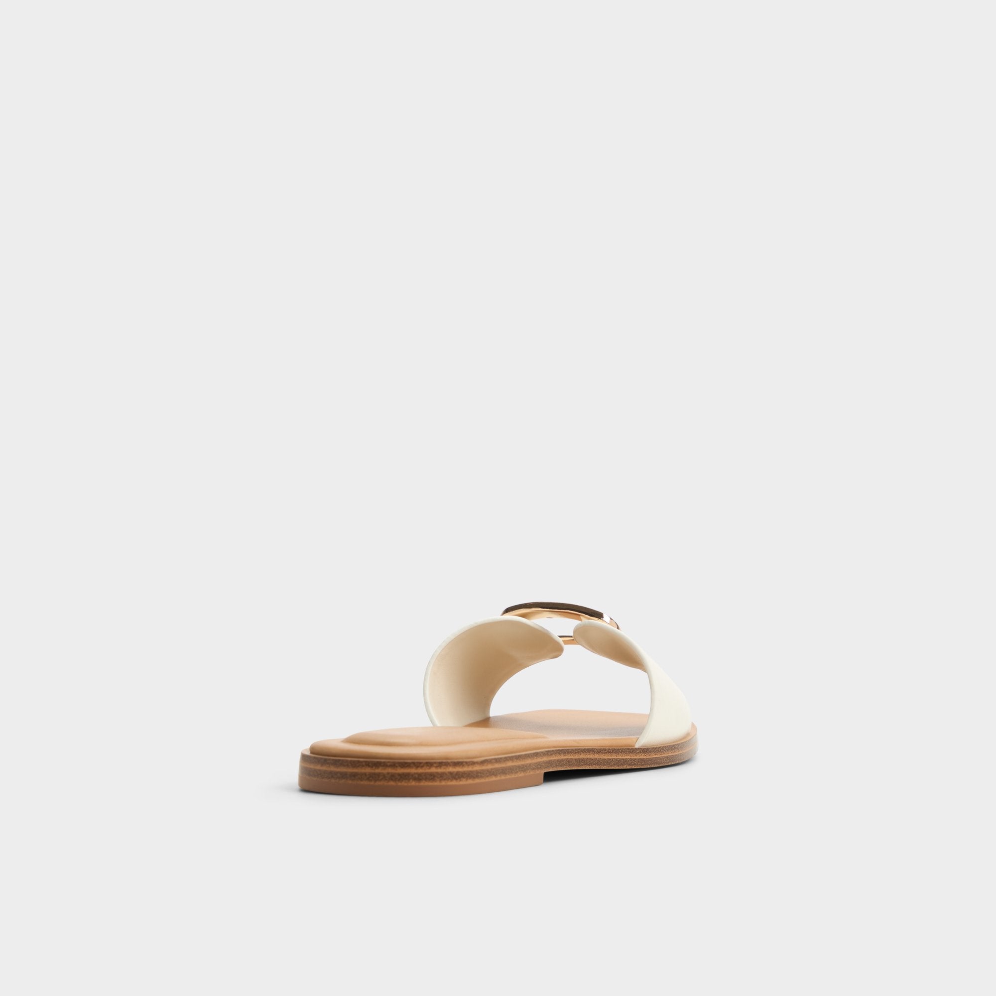 Tidella White Women's Flats - Slide sandal | Aldo outlet