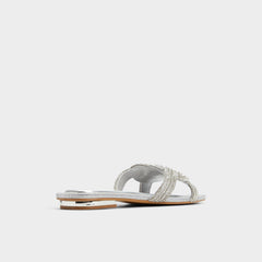Karlina Silver Women's Iridescent metallics - Slide sandal | Aldo on sale