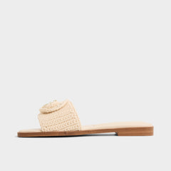 Sabbia Light Beige Women's Flats - Slide sandal | Aldo for sale